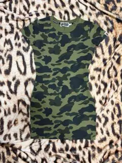 2026年最新】A BATHING APE 柄：無地 レディース 半袖ミニワンピースの