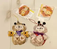 東京ディズニーシー　ダッフィー＆シェリーメイ　ハロウィンぬいぐるみストラップ