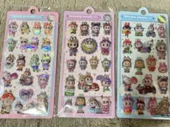らぶぶホログラムキャラクターシール3パックセット未使用、未開封