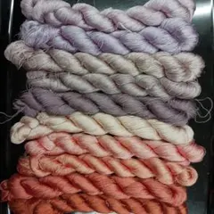 織物、組み紐、刺繍手芸用絹糸473