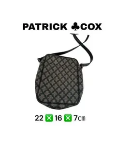 【美品】PATRICK COX ショルダーバッグ フルール・ド・リス 総柄のサムネイル