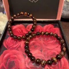 天然石ブレスレット　まとめ売り　レッドタイガーアイ