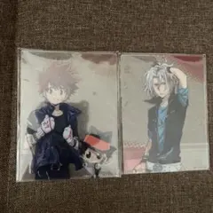 家庭教師ヒットマンREBORN! ひこくじ アクリルカード 綱吉＆リボーン　獄寺