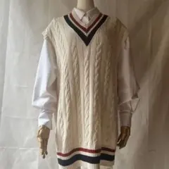 UNIQLO × JW Anderson ロングベスト 体型カバー リネン