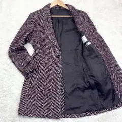 美品　トルネードマート　テックスモーダ　メガヘリンボーン　チェスターコート　M