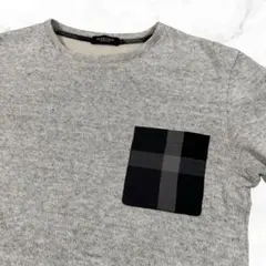 ブラックレーベル クレストブリッジ ニット M グレー 定番 人気 メンズ 美品