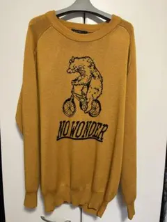 NIKO AND ... クマプリント ニット L