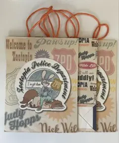 Zootopia ズートピア ペーパーバック 紙袋