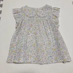 バースデイ エンジェルラブ 小花柄ブラウス ホワイト