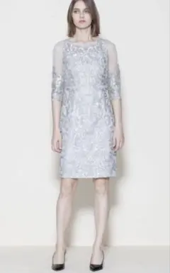 【美品】刺繍　ドレス　グレースコンチネンタル　結婚式