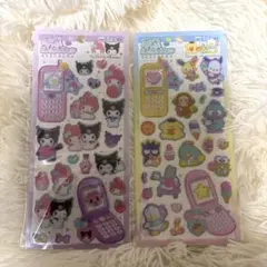サンリオ　マイメロディー　クロミ　平成ハッピーフォンシール ２枚セット