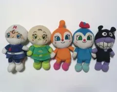 アンパンマンキャラクター ぬいぐるみ ５体セット