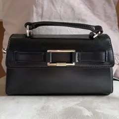 【美品/中古】ZARA トップハンドルクロスボディーバッグ フラップ付き