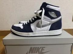 NIKE Air Jordan 1 ネイビー/ホワイト ハイカット