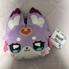 名探偵プリキュア! ストラップ付き顔型ぬいぐるみポーチ マシュタンのサムネイル