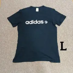 adidas 黒 Tシャツ Lサイズ