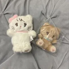Mikko ぬいぐるみ　キーホルダー　ムース　ラテ