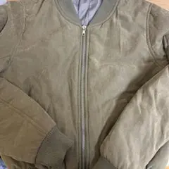 ダブルフォーカス　グリーン ボンバージャケット