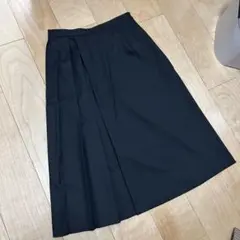 新品未使用 GU 2ピーススカートパンツ by rokh 黒ブラック　ロク　Ｌ