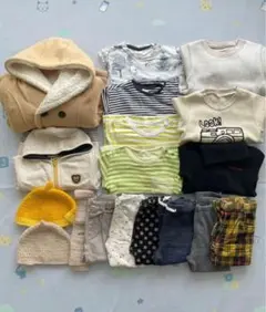 男の子 90㎝ 秋冬服 まとめ売り 15点