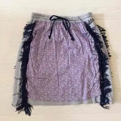 【再再再値下げ！！】【TOGA】リバティ柄 フリンジ付きスカート