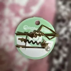 ポケモン　ピカチュウのシッポ　ヘアピン　ポケモンセンター　アクセサリー3点セット