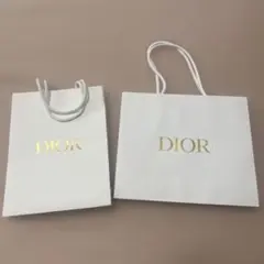 Dior ショップ袋 小・大セット