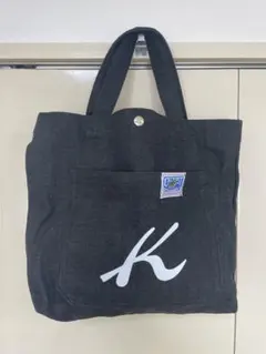 デニム Kロゴ トートバッグ