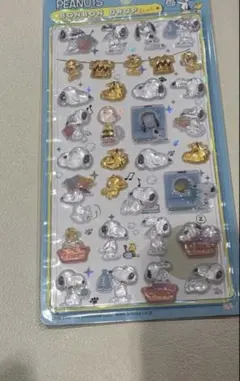 ボンボンドロップシール　スヌーピー　ランドリー