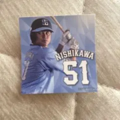 西武ライオンズ　サマーブルーフェスティバルズ　西川愛也ステッカー　シール