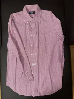 Maker's Shirt 赤と白のチェックシャツ 42-86