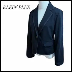 KLEIN PLUS テーラードジャケット 40 ネイビー ウール100％のサムネイル