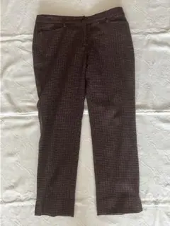 【最終値下げ】Georges Rech チェック柄 ズボン　秋冬 ウール混