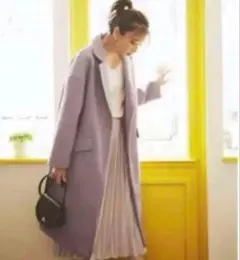 GRL グレイル ロングチェスターコート【k9033x】