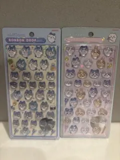 【国内正規品】ボンボンドロップシール　ちいかわ　ハチワレ　2種セット