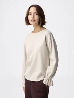 GU☆ブラッシュドリブプルオーバー L