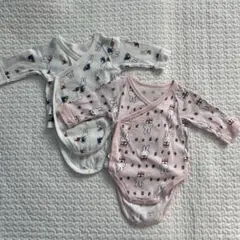 ミッフィー　UNIQLO ロンパース肌着　２枚セット　60