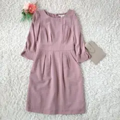 j013　プロポーションボディドレッシング 　ワンピース くすみピンク　サイズ2