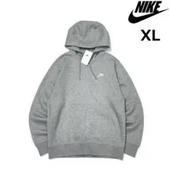 ナイキ パーカー US購入 フルジップ(XL)グレー180814