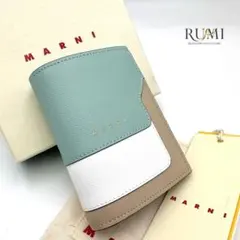 マルニ　二つ折り？　レザーウォレット　使用１回だけ マルニ 二つ折り？ レザーウォレット 使用1回だけ - メルカリ