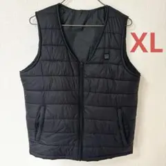 電熱ベスト ヒーターベスト USB給電 水洗い可 ブラック XL