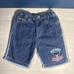 DOUBLE.B デニムショートパンツ　100サイズ　ミキハウス