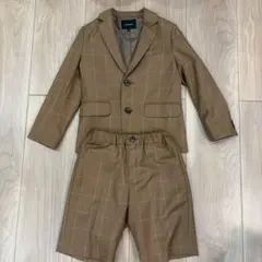 Green Label Relaxing チェック柄スーツ 120