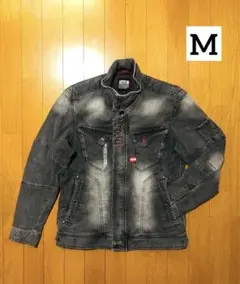 サマーBLUE B デニムブルゾン　アイスグレー　ワークマン　Mサイズ