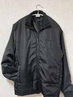 【Champion】ブラック ナイロンジャケット