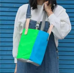 TheContainerShop バイカラー トートバッグ