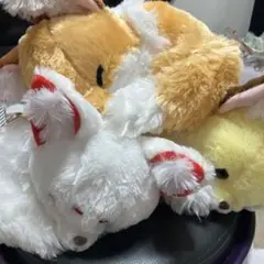 ちょコンとキツネ寝そべりぬいぐるみ全3種コンプセット
