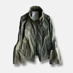 00s Multi Zip Gimmick Military Jacket 平成のサムネイル