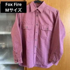 Fox Fire レディース M 長袖シャツ ピンク系チェック