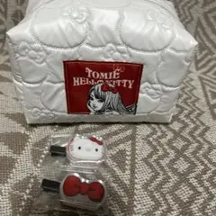 ハローキティ 富江　前髪クリップ　ポーチ　セット